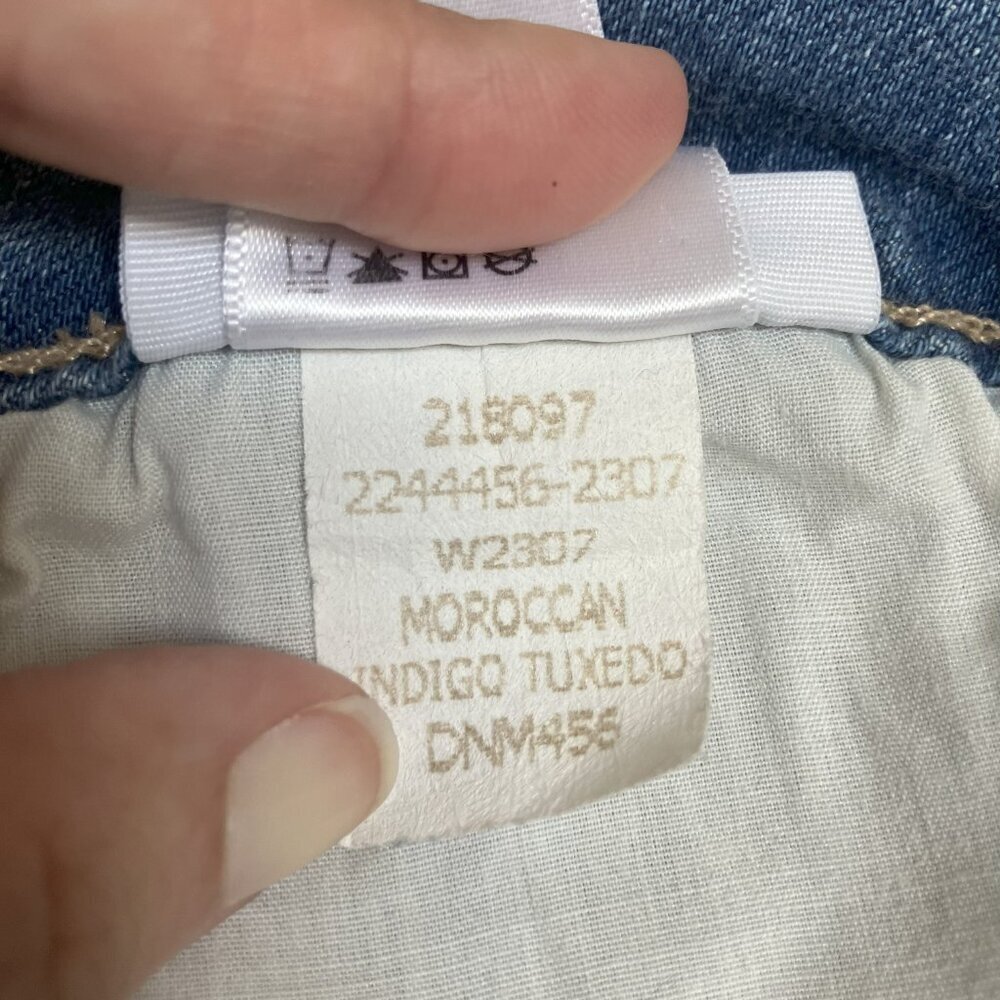 Paige Moroccan Indigo Tuxedo Verdugo Ultra Skinny Mid-Rise Jeans Size 27 - Picture 6 of 10